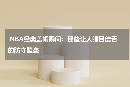  NBA经典盖帽瞬间：那些让人瞠目结舌的防守壁垒
