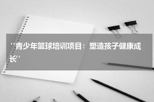  "青少年篮球培训项目：塑造孩子健康成长"