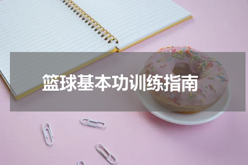 篮球基本功训练指南