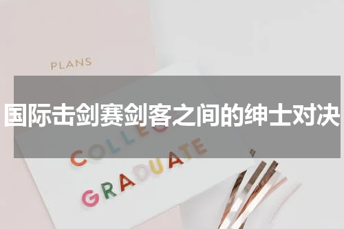 国际击剑赛剑客之间的绅士对决