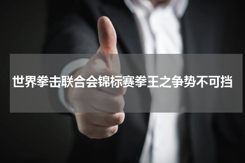 世界拳击联合会锦标赛拳王之争势不可挡
