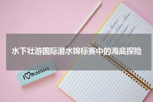 水下壮游国际潜水锦标赛中的海底探险