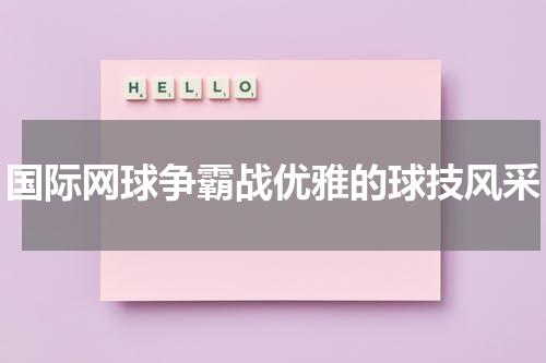 国际网球争霸战优雅的球技风采