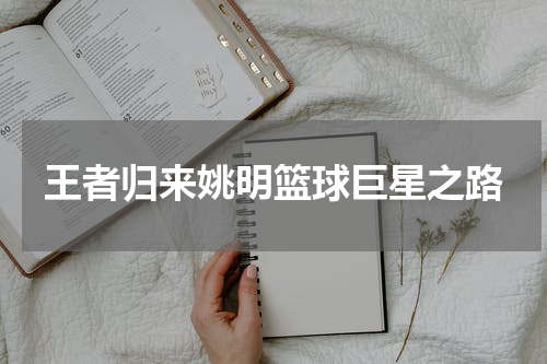 王者归来姚明篮球巨星之路