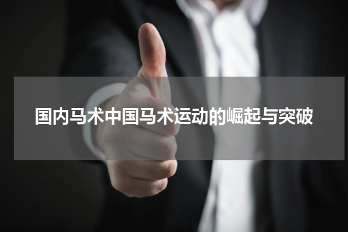 国内马术中国马术运动的崛起与突破