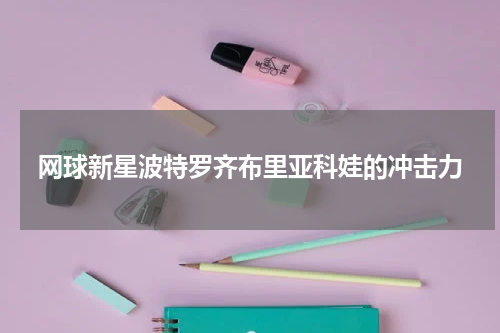 网球新星波特罗齐布里亚科娃的冲击力