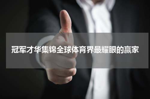 冠军才华集锦全球体育界最耀眼的赢家