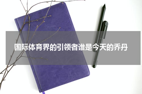 国际体育界的引领者谁是今天的乔丹