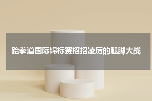 跆拳道国际锦标赛招招凌厉的腿脚大战