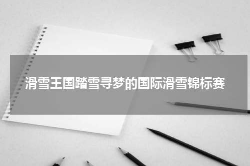 滑雪王国踏雪寻梦的国际滑雪锦标赛