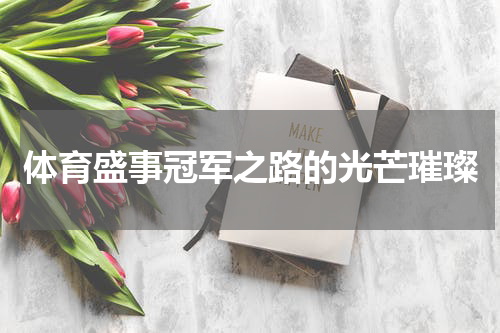 体育盛事冠军之路的光芒璀璨