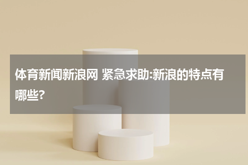 体育新闻新浪网 紧急求助:新浪的特点有哪些?