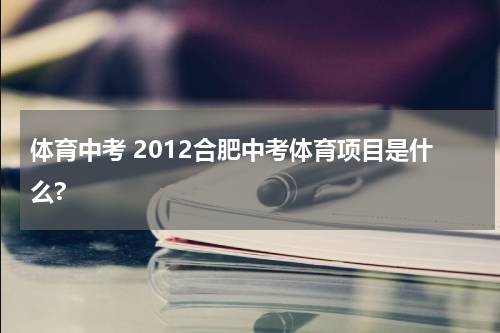 体育中考 2012合肥中考体育项目是什么?