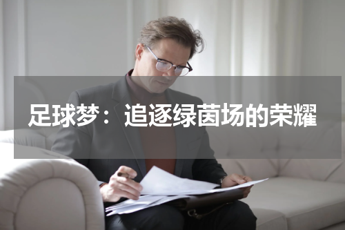 足球梦：追逐绿茵场的荣耀